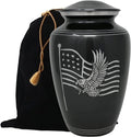 Cremation Urn with Velvet Bag H5846