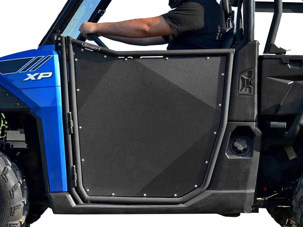 Aluminum Doors for Polaris Ranger XP 1000, Powder Coated Black, Pre-Assembled S7474