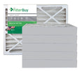 Silver MERV 8 24x30x4 Pleated AC Furnace Air Filter, Pack of 6 T992