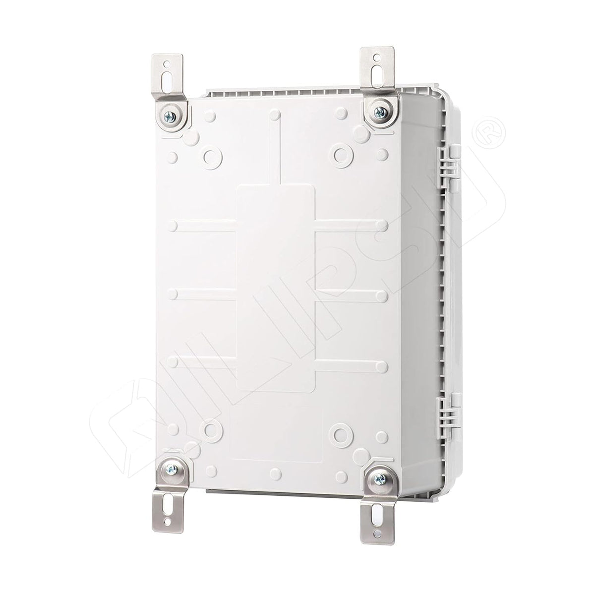 Stainless Steel Latch Junction Box with Inner Door, IP67 Waterproof Electrical Box, ABS Plastic Grey, Pack of 2 Z427