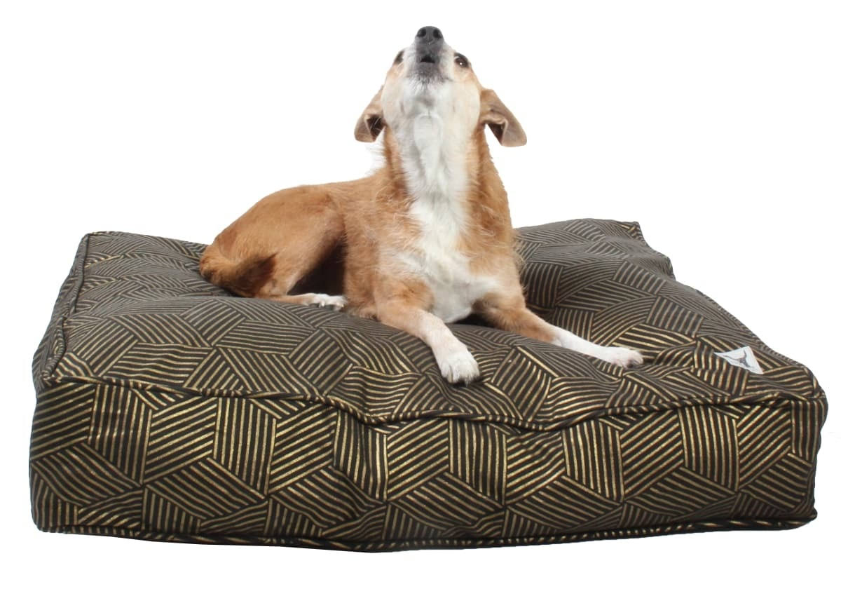 Medium to Large 100% Cotton Dog Bed Cover Graphite/Black V677