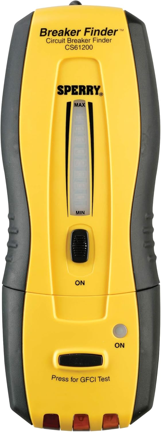 Circuit Breaker Finder and GFCI Tester, Yellow, Pack of 2 G2549