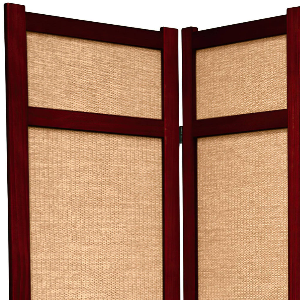 4 Panel Jute Shoji Screen Q259925