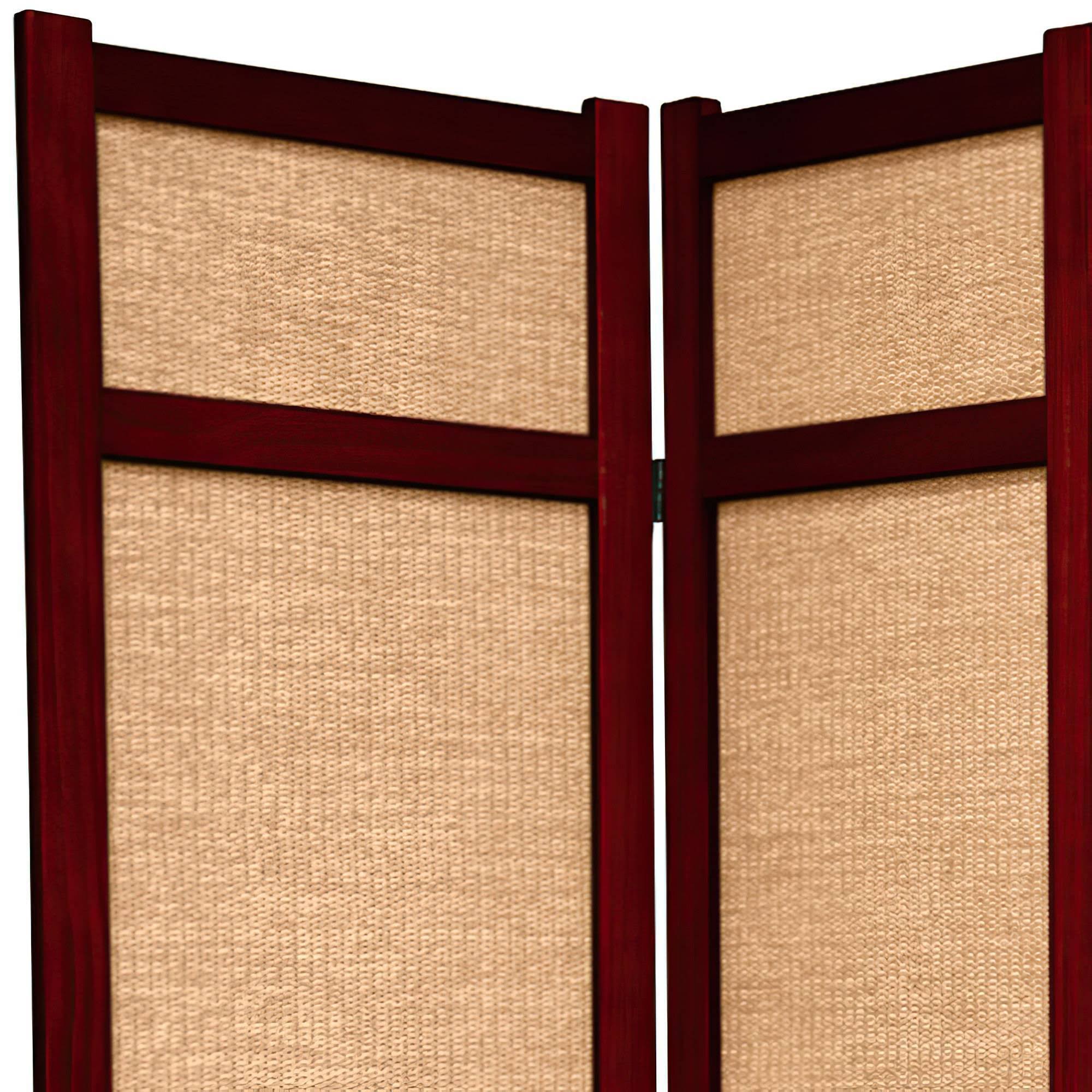 4 Panel Jute Shoji Screen Q259925