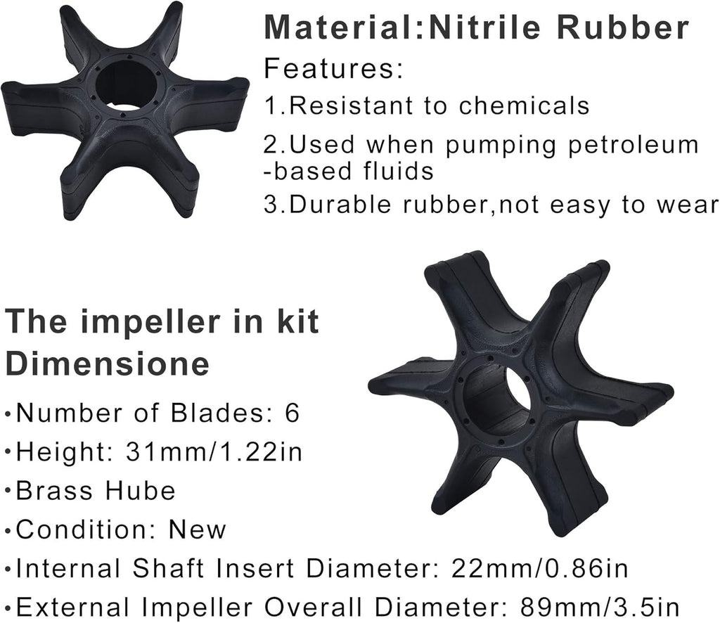 Water Pump Repair Kit with Housing Pack of 2 C991