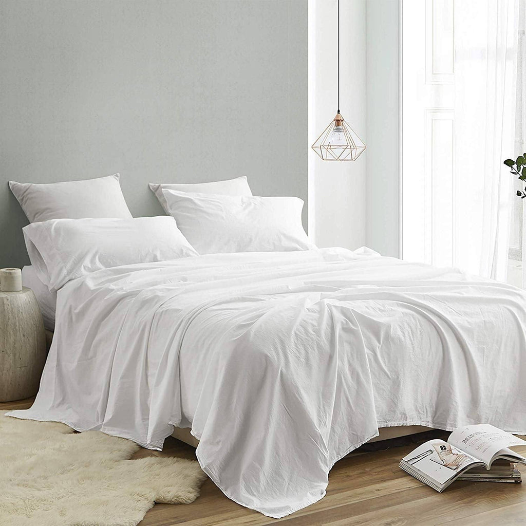 King Washed Percale Sheet Set J90583