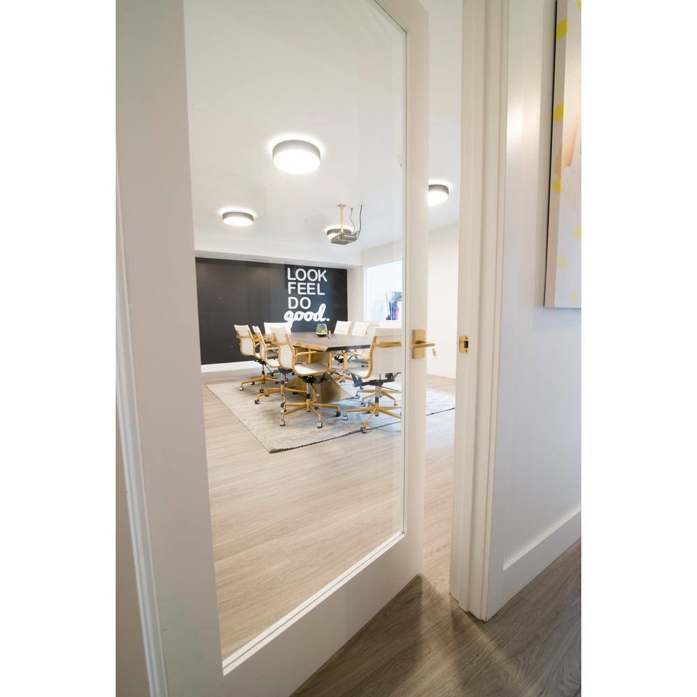 48 in. x 80 in. Clear Glass Double Prehung Interior Door G55746