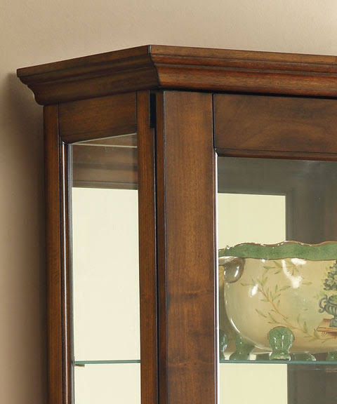 Warm Brown Curio Cabinet W31376