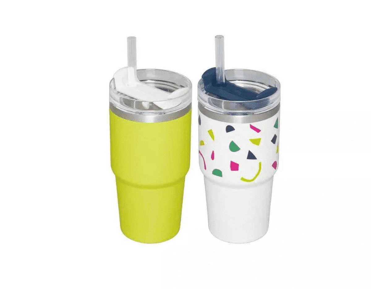 2pk 20oz Stainless Steel Tumblers J840352