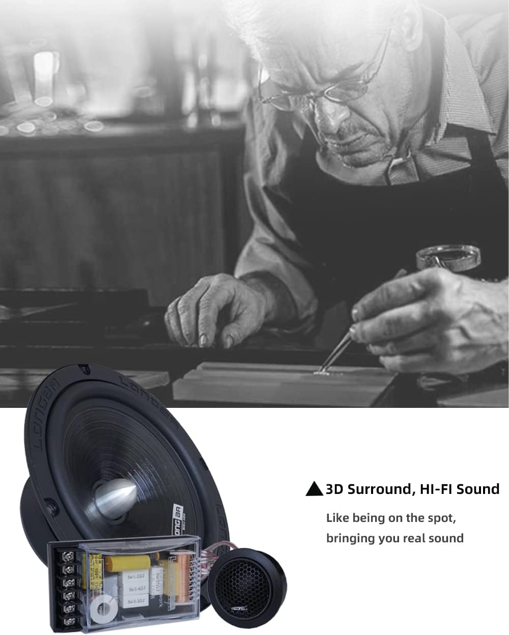 6.5'' 4 Ohm Component Speakers System Y118169
