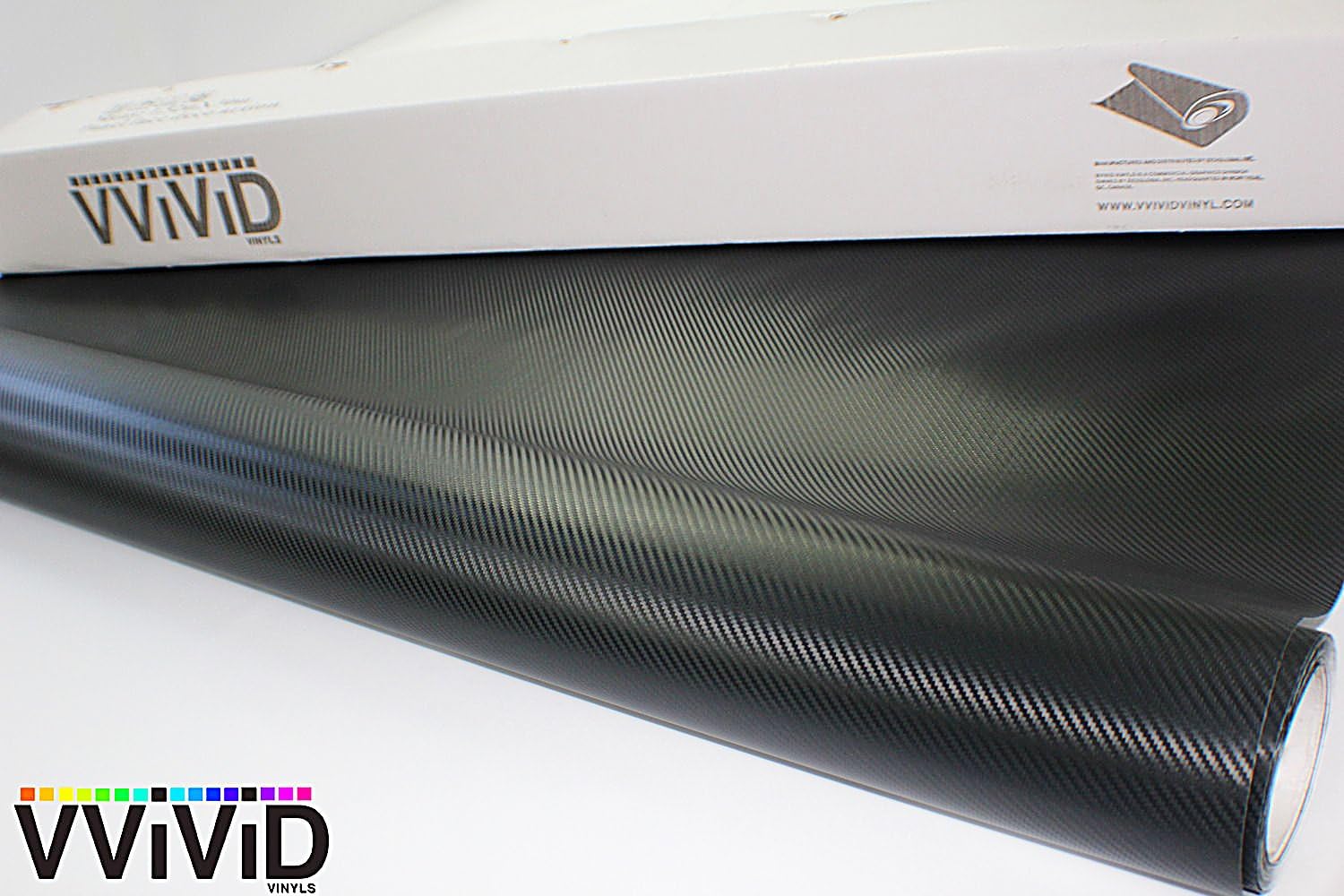 Black Carbon Fiber Car Wrap Vinyl Roll 6ft x 5ft M866994