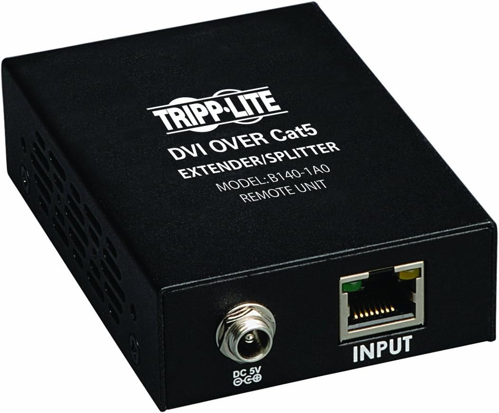DVI over Cat5 / Cat6 Extender Video Receiver 1920x1080 at 60Hz Black D6182