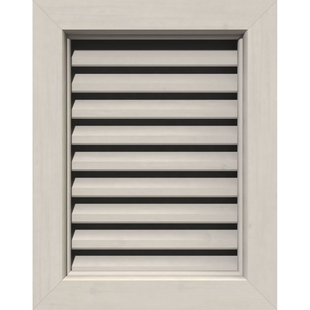 24 inchw x 14 inchh Primed Western Red Cedar Gable Vent V8135