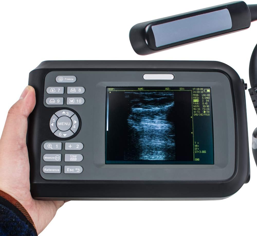 Portable Digital Veterinary Ultrasound Scanner with 4.0MHz Rectal Convex Probe F860488