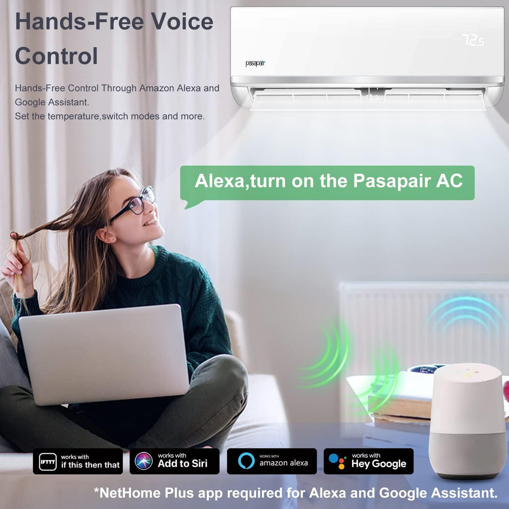 12,000 BTU WiFi Enabled Ductless Mini Split Air Conditioner A632