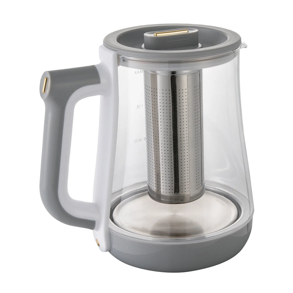 1.8L 800W Electric Kettle Glass Water Boiler Stainless Steel O616397