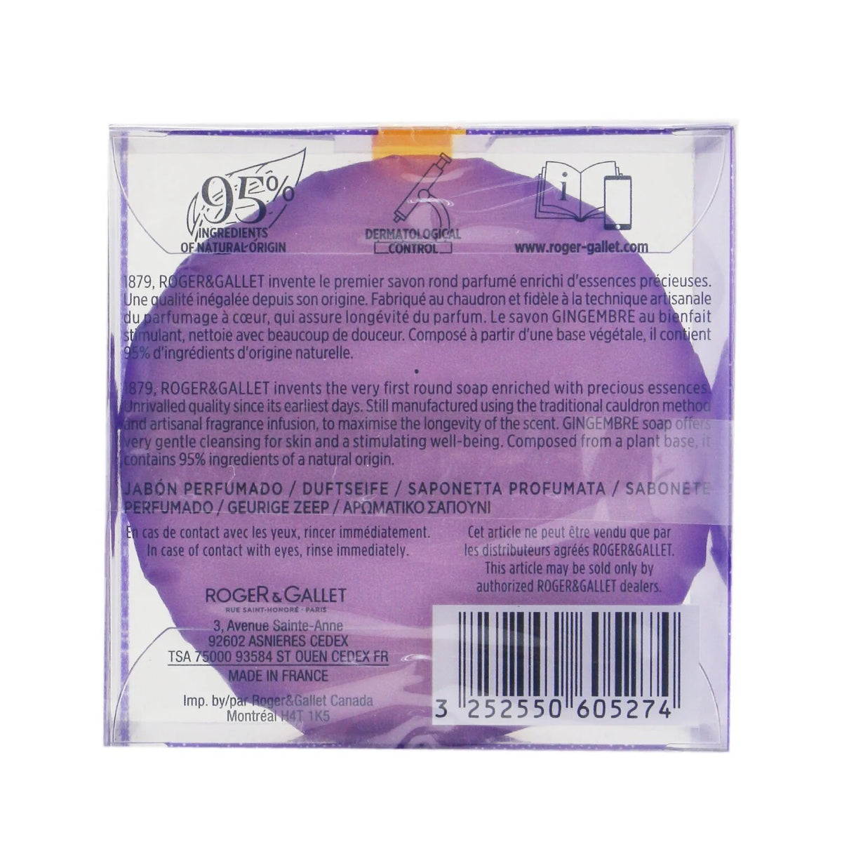 Ginger Perfumed Soap 100g A663993