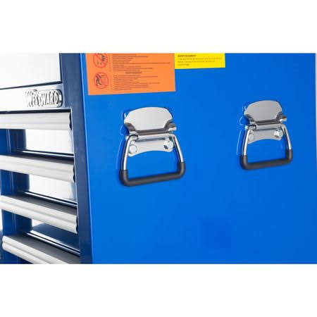 Blue 7 Drawer Side Cabinet E581