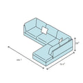 3 PC Sectional Sofa Set D160778