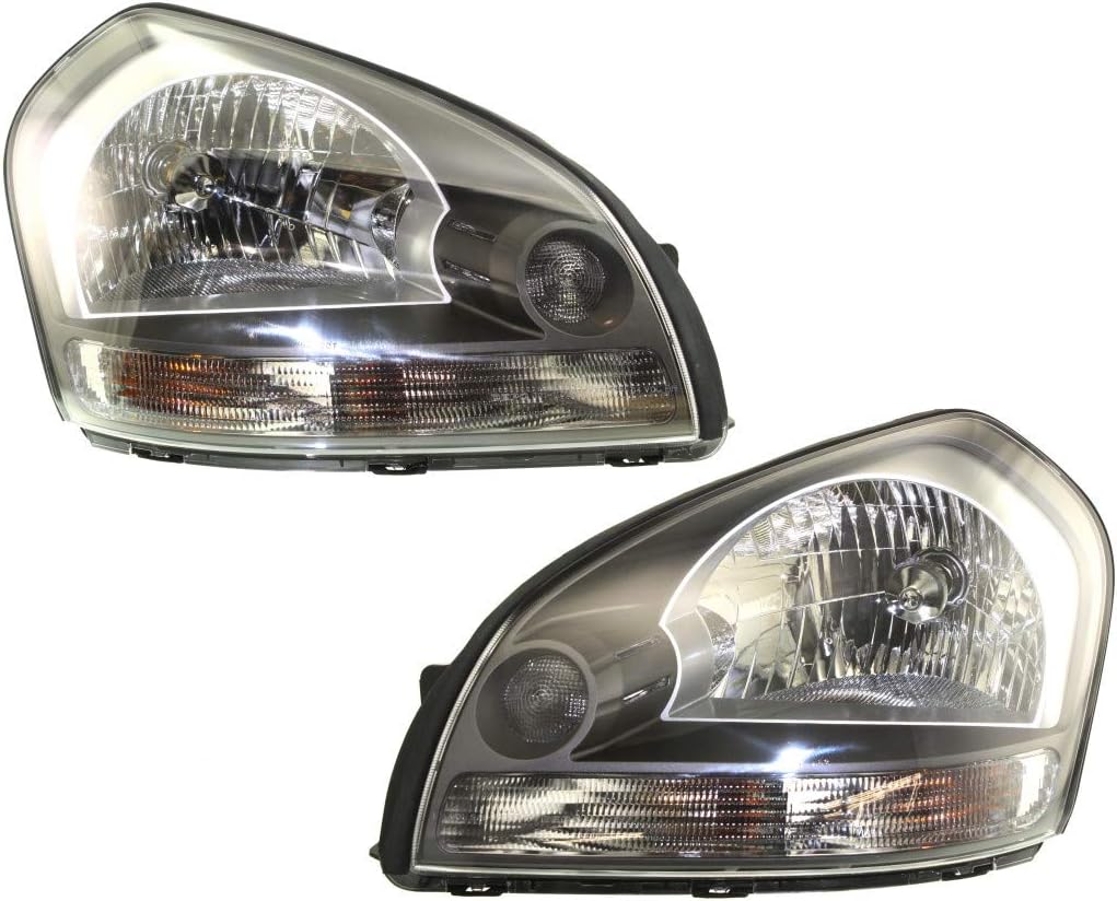 Headlight Assembly Pair for Hyundai Tucson 2005 2006 2007 2008 D783