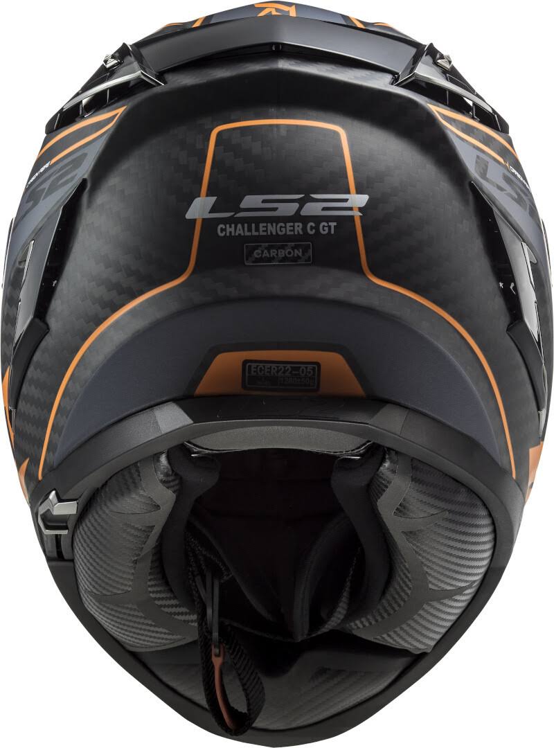 Orange Carbon Helmet, Size Xs S6949