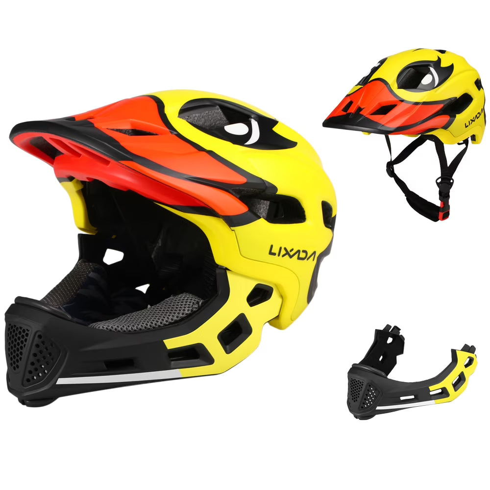 Kids Detachable Full Face Helmet O216