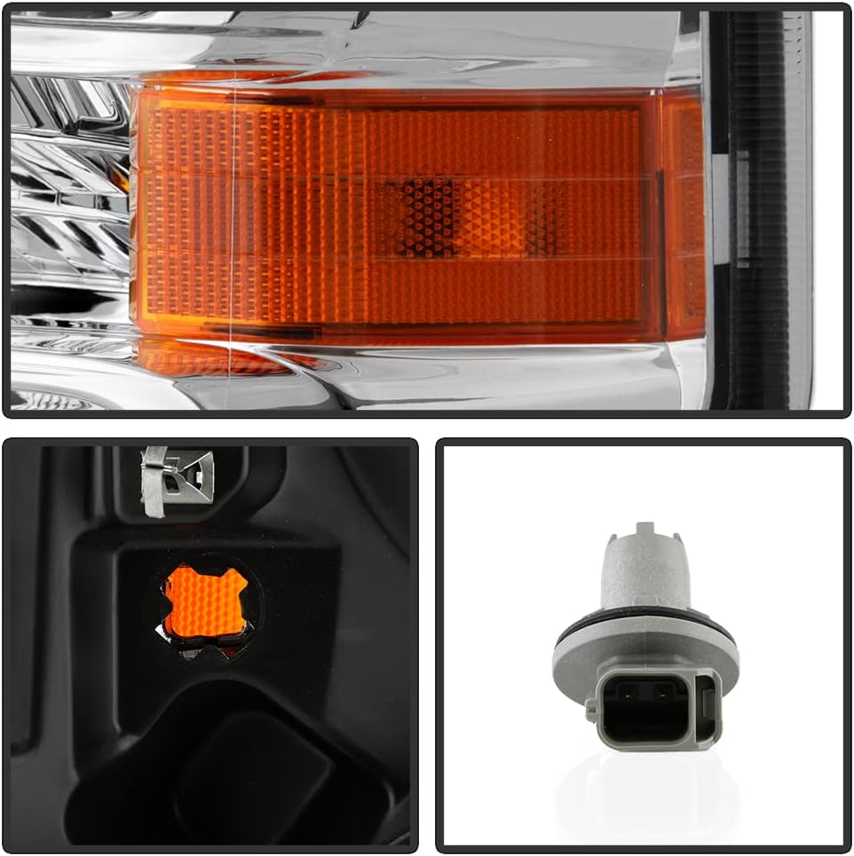 Aero Style Headlights Pair Set Left+Right Y421544