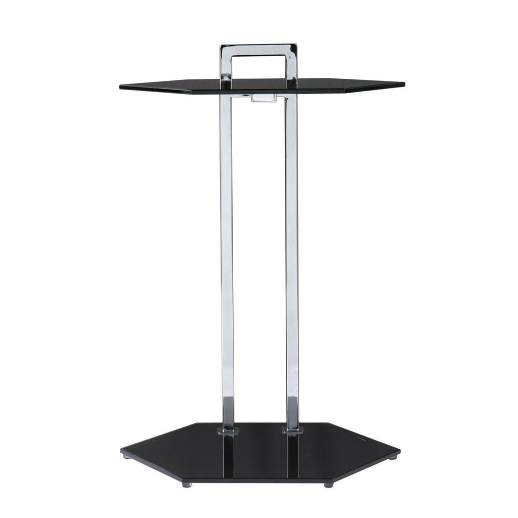Black and Chrome Side Table L790969