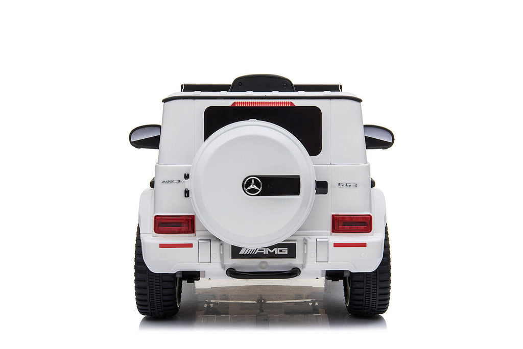White 6V Kids Ride on Car with MP3 and RC L772431