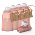 Reusable Silicone Breastmilk Storage Bags, 8.5oz/250ml 5Pcs Q3160