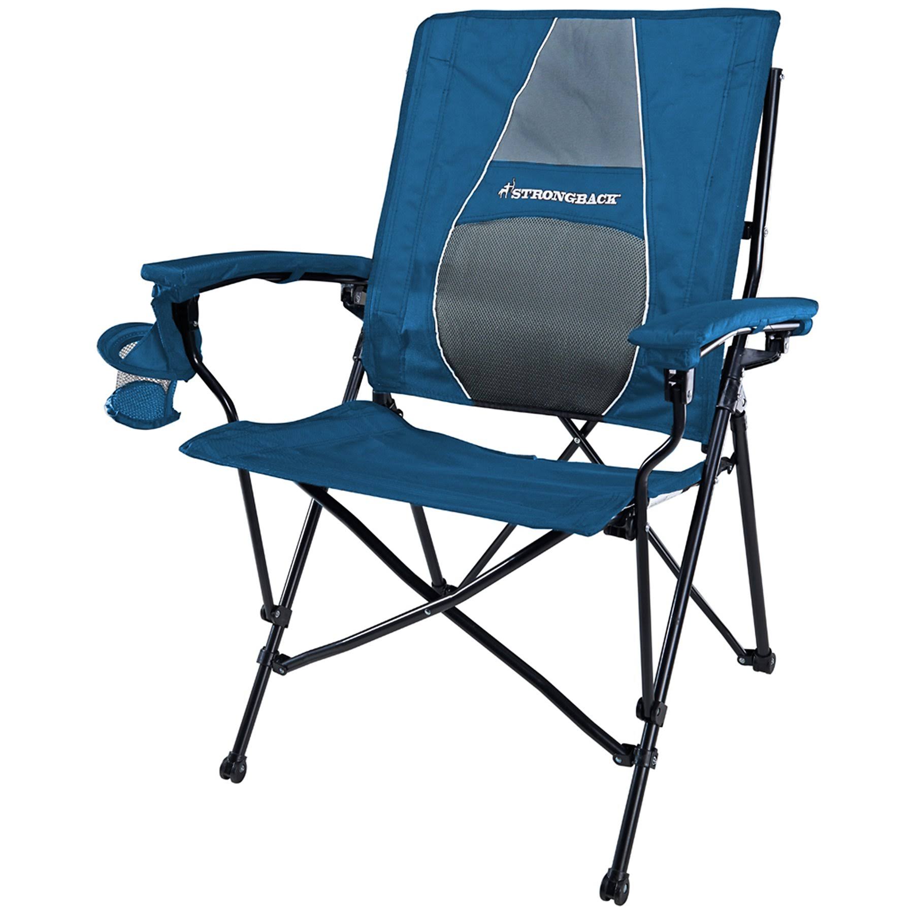 Camo Folding Camping Chair with Lumbar Support I8466