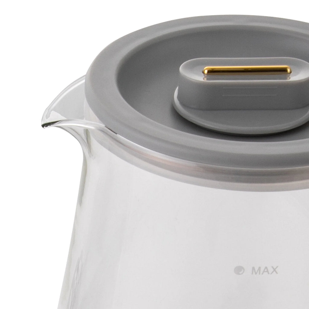 1.8L 800W Electric Kettle Glass Water Boiler Stainless Steel O616397