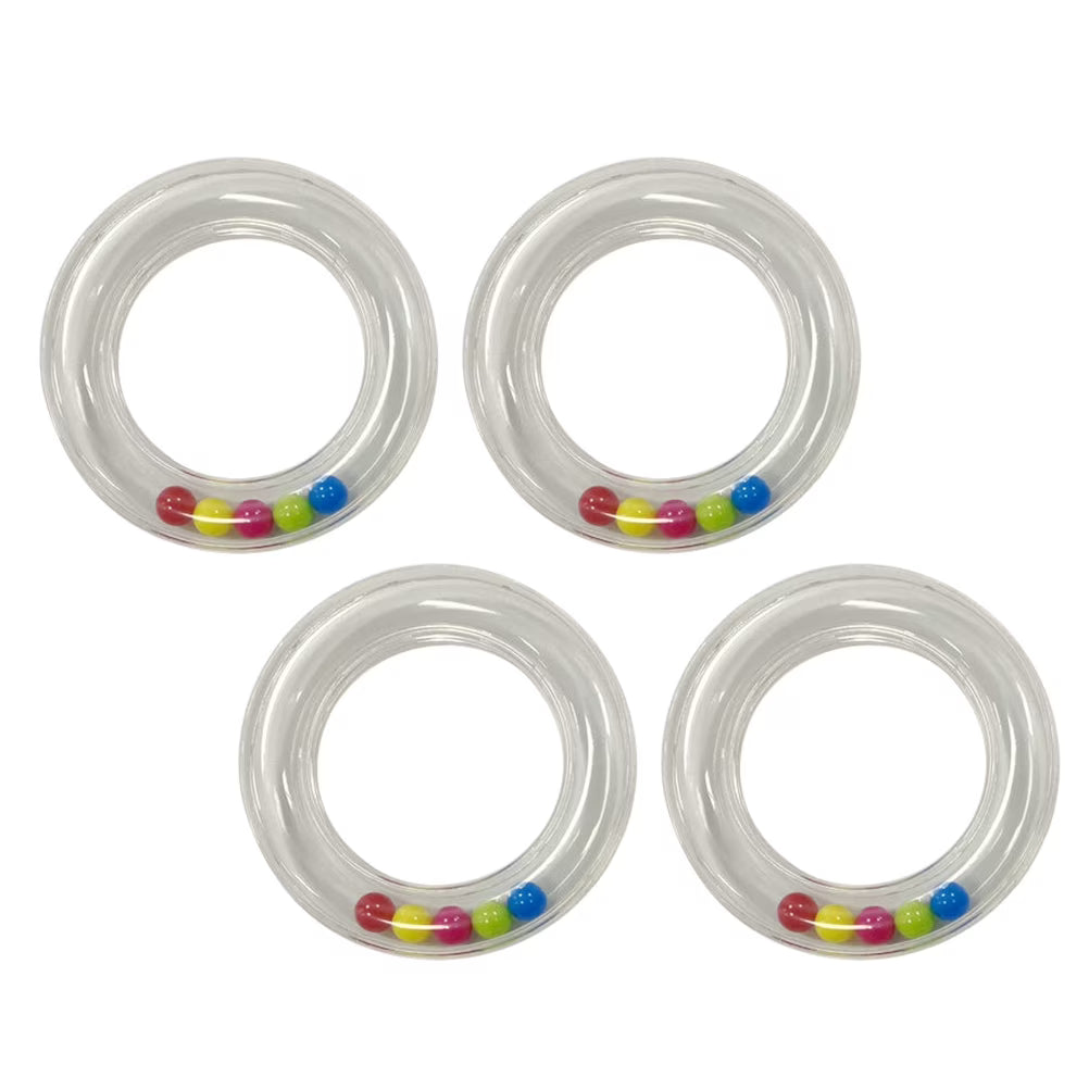4 Pcs Plastic Baby Rattle Toys K209910
