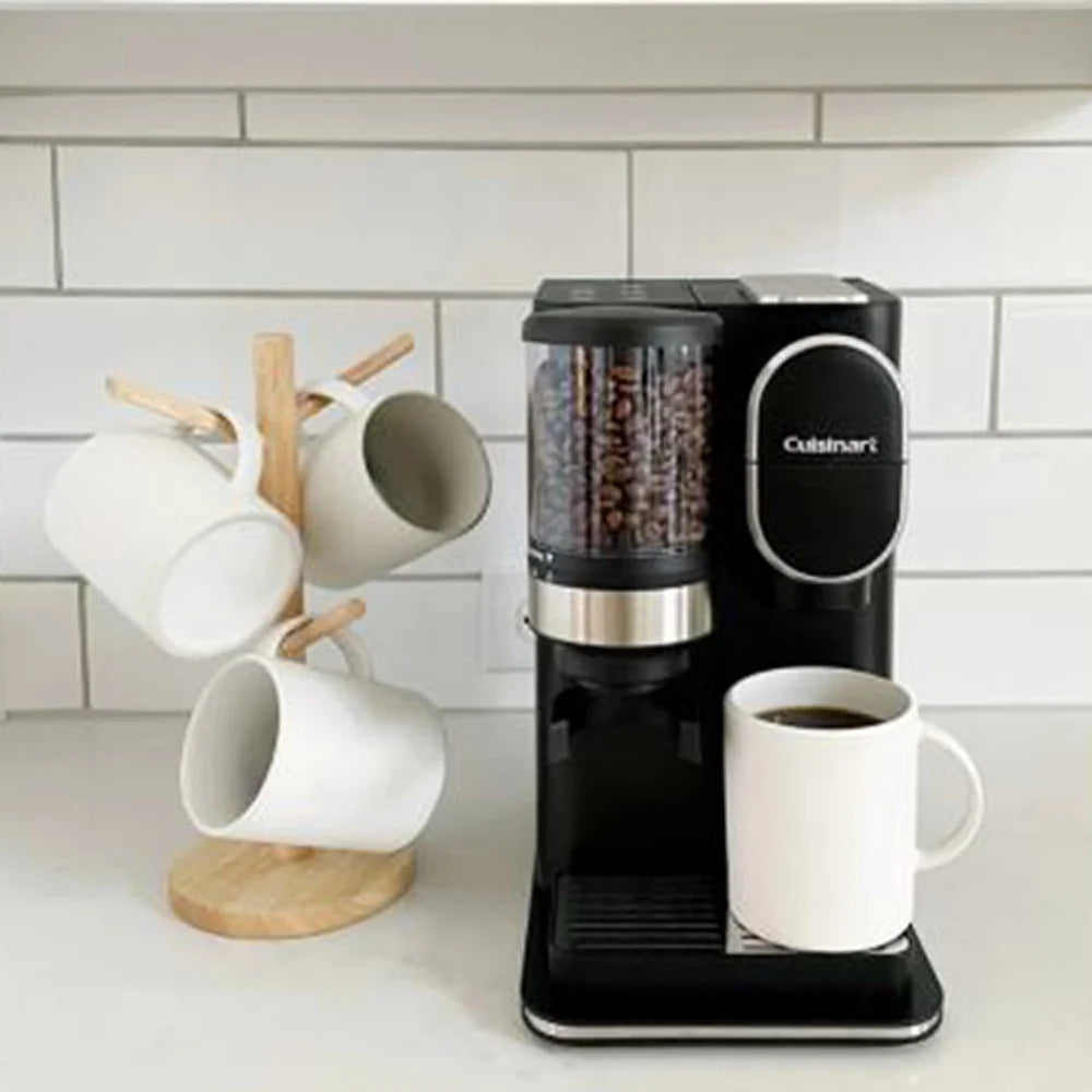 Grind and Brew Single-Serve Coffeemaker Bundle with 3 Single Serve Brew Cups of Coffee F31652