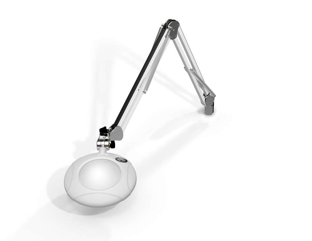 White LED Magnifier with 43x22 Arm M899