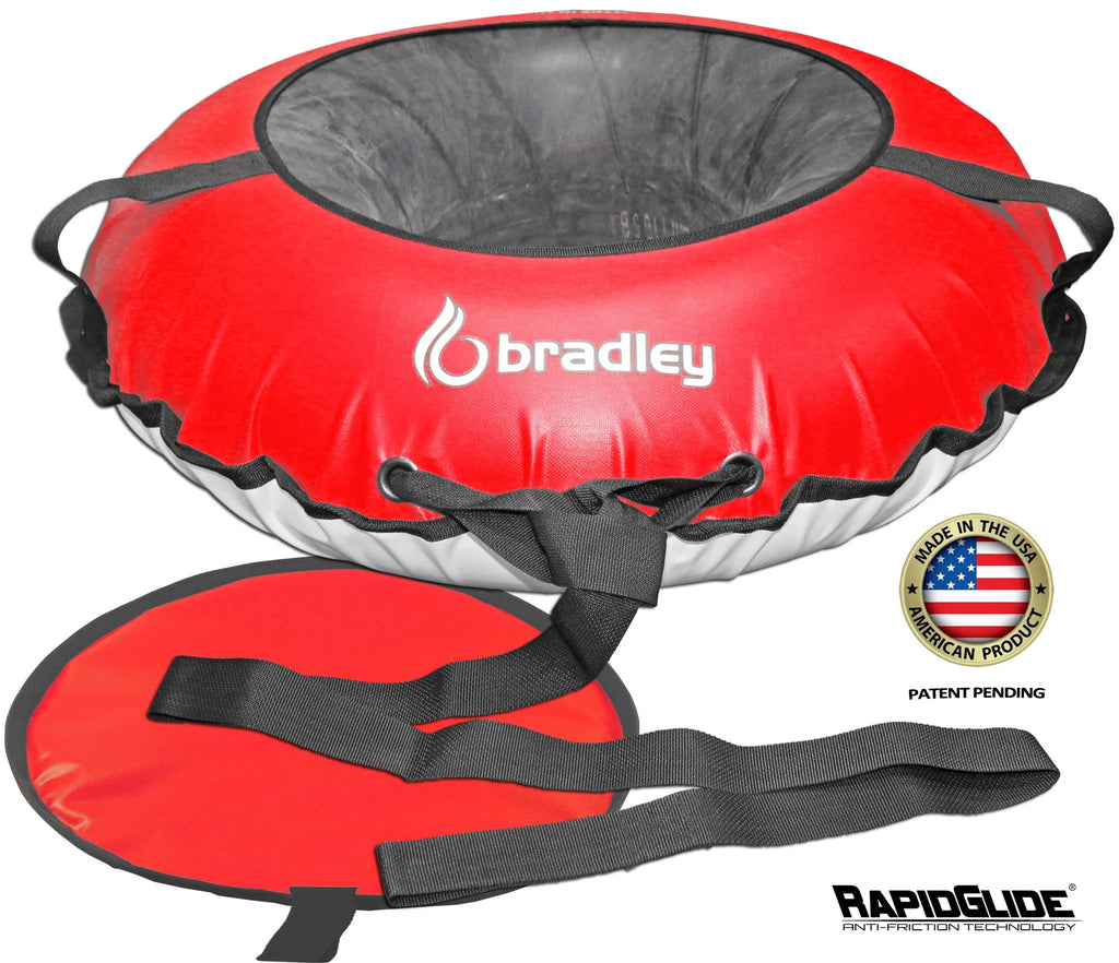 42-Inch Heavy Duty Inflatable Sledding Tubes with Padded Saucer Sled A961