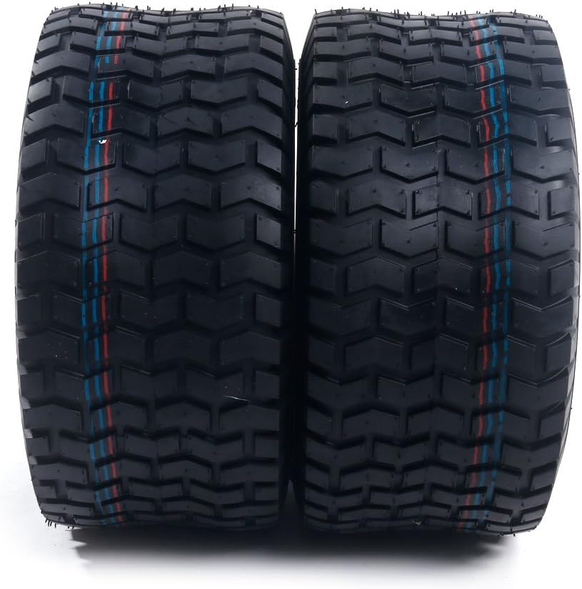 2Pcs 15x6.00-6 4PLY Turf Lawn Mower Go Kart Tires D7296