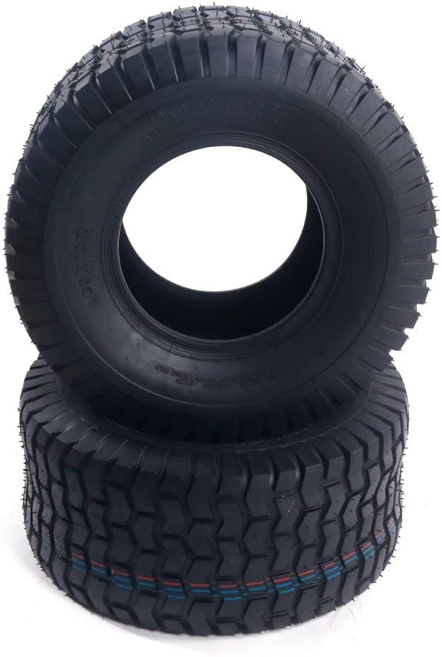 2Pcs 15x6.00-6 4PLY Turf Lawn Mower Go Kart Tires D7296