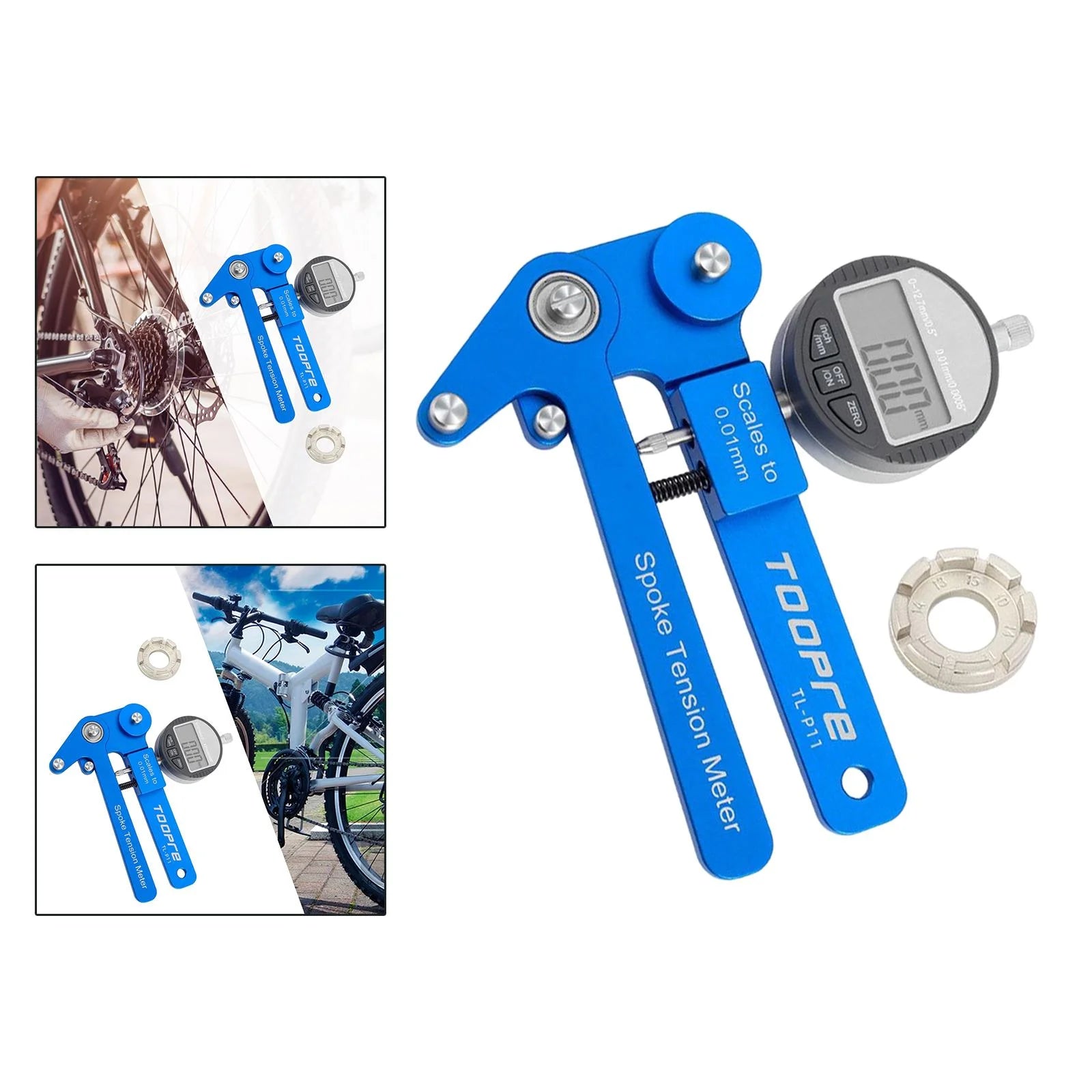 Wheel Spoke Tension Meter Cycling Tool E7185