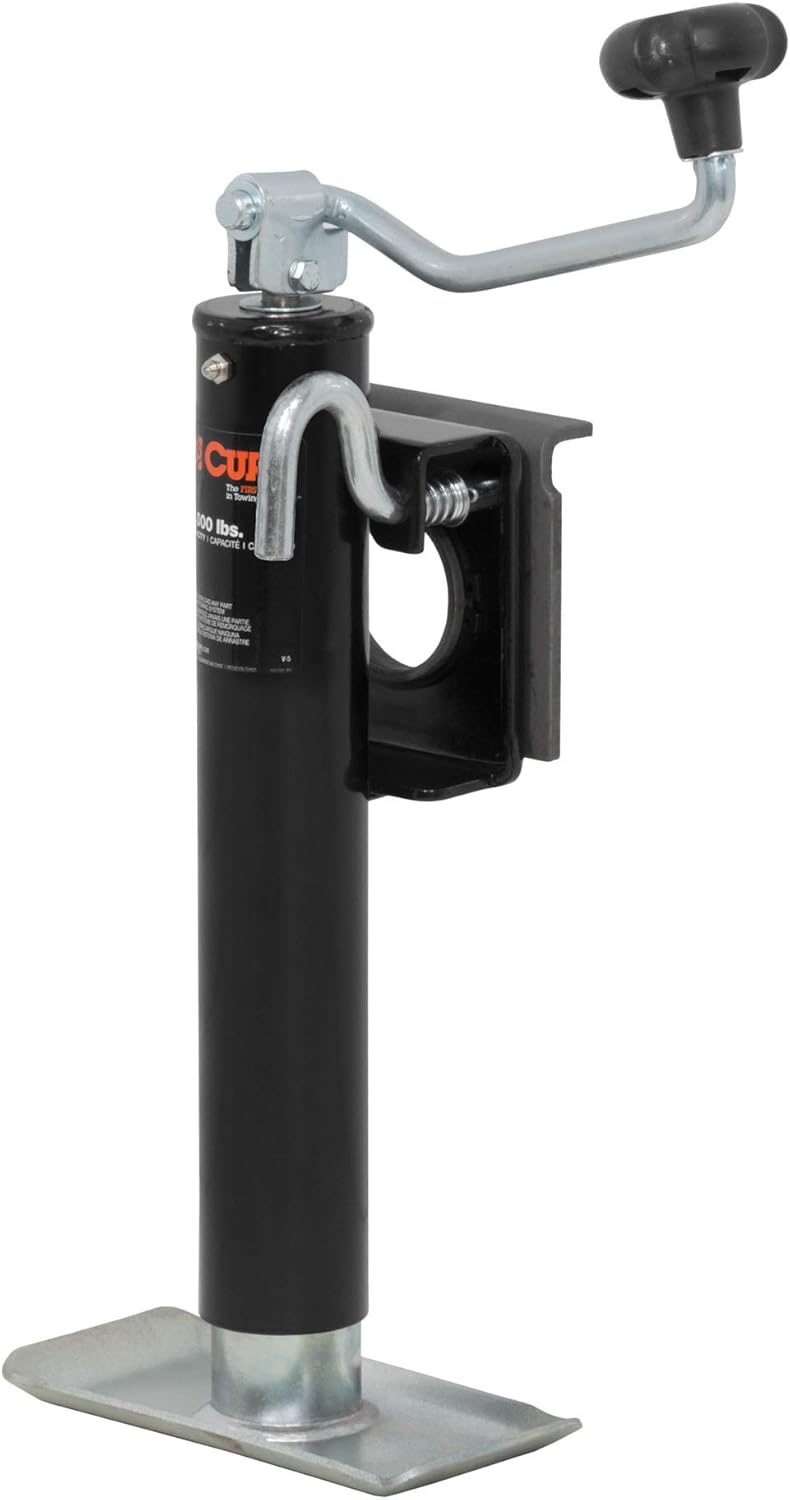 Swivel Trailer Jack, 2,000 lbs., 10-1/2 Inches Vertical Travel, Pack of 2 F438802