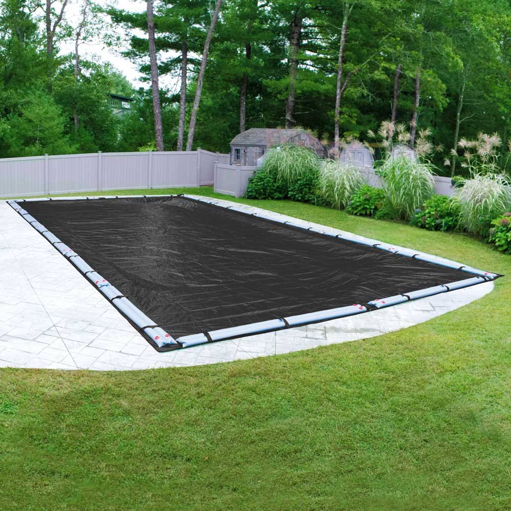 Black Rectangular Winter Pool Cover E538674