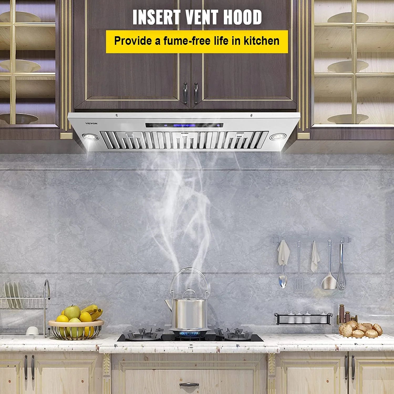 36 in. Stainless Steel Built-in Range Hood with Remote Control I1815
