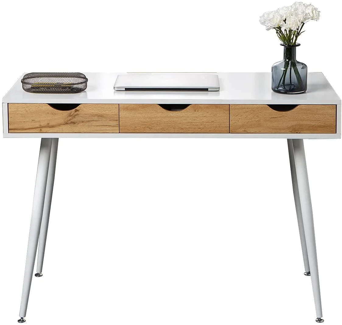 Computer Desk with 3 Drawers, 43 Inches X618