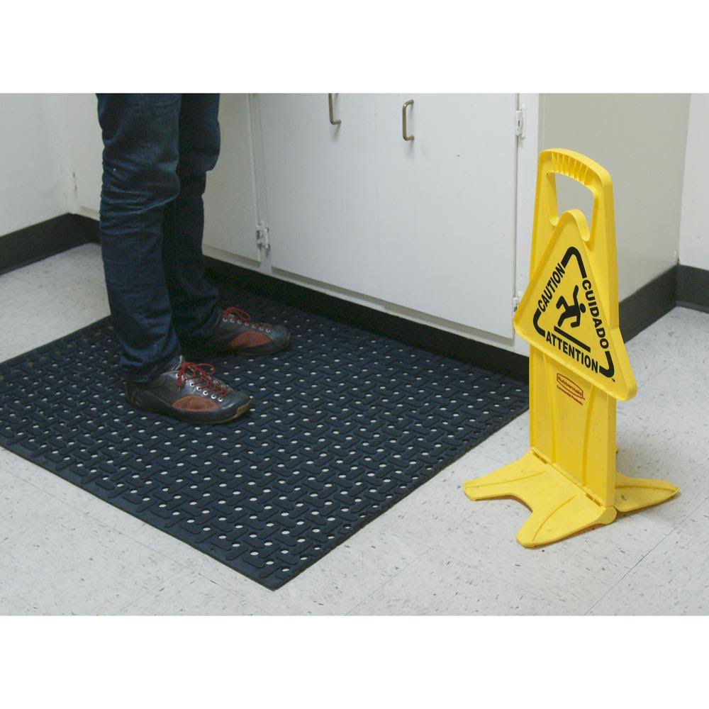 Black Non-Slip Rubber Matting M205436