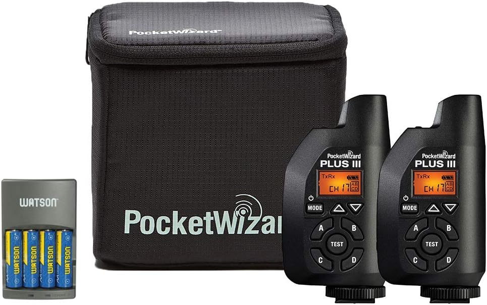 2 Pack Transceiver with Case and Charger and 4 AA NiMH Rechargeable Batteries G33429
