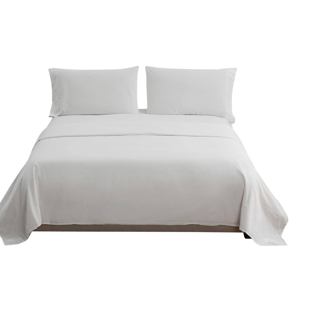 King Washed Percale Sheet Set J90583