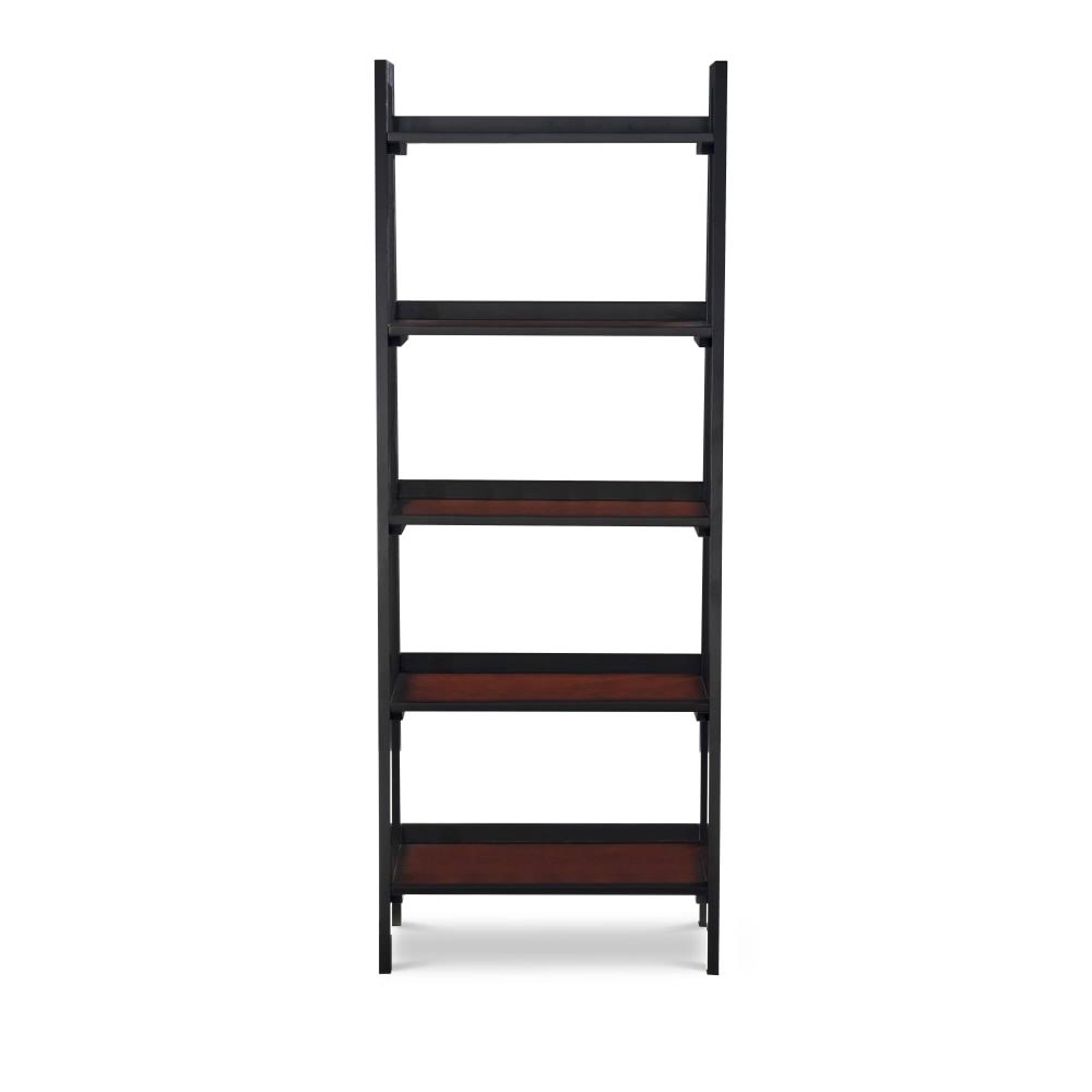 Black Cherry 5-Shelf Bookcase Z4569