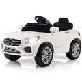 White 6V Kids Remote Control Riding Car C610022