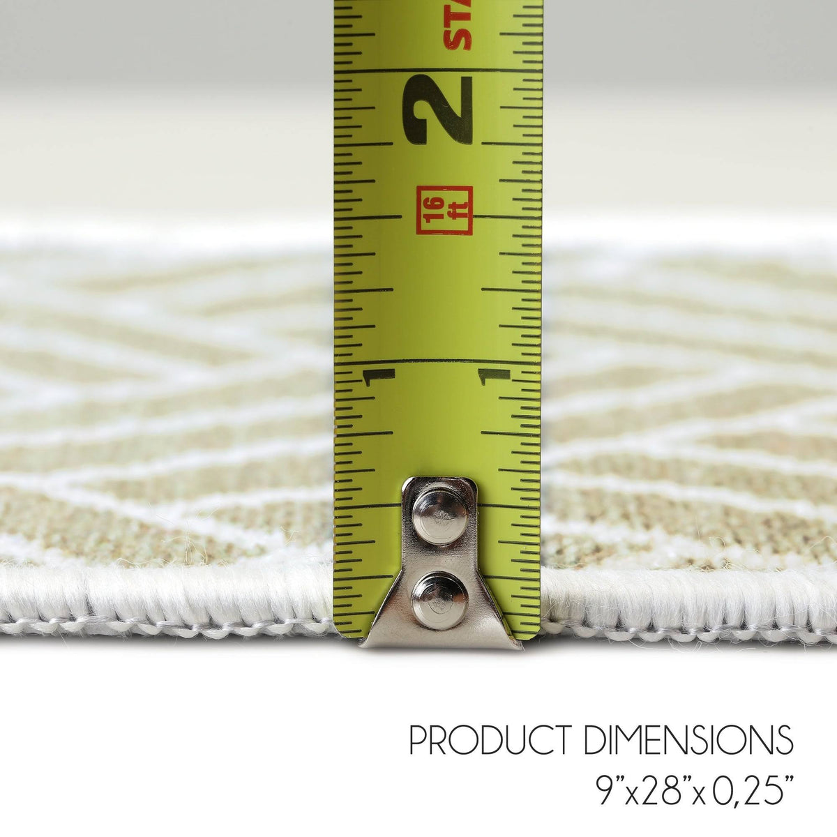 9x22 x 28x22 Cotton Anti-Slip Carpet Stair Treads with Double Adhesive Tape H50494