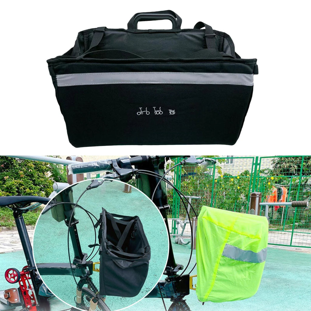 Folding Bike Basket with Rain Cover C323939